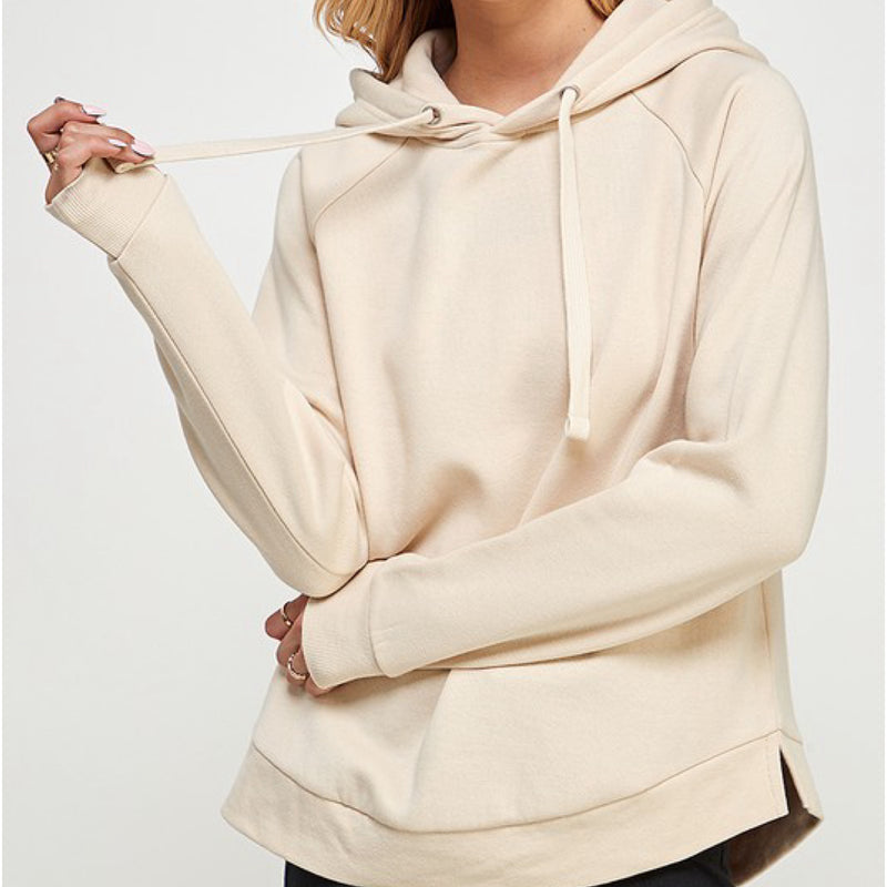 Making It Look Easy Pullover Hoodie Cream