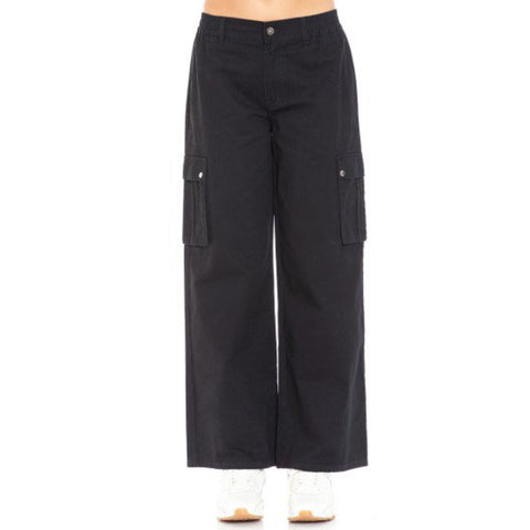 Work It Corduroy Cargo Pants with Side Pockets