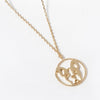 18K Gold Frenchie Necklace