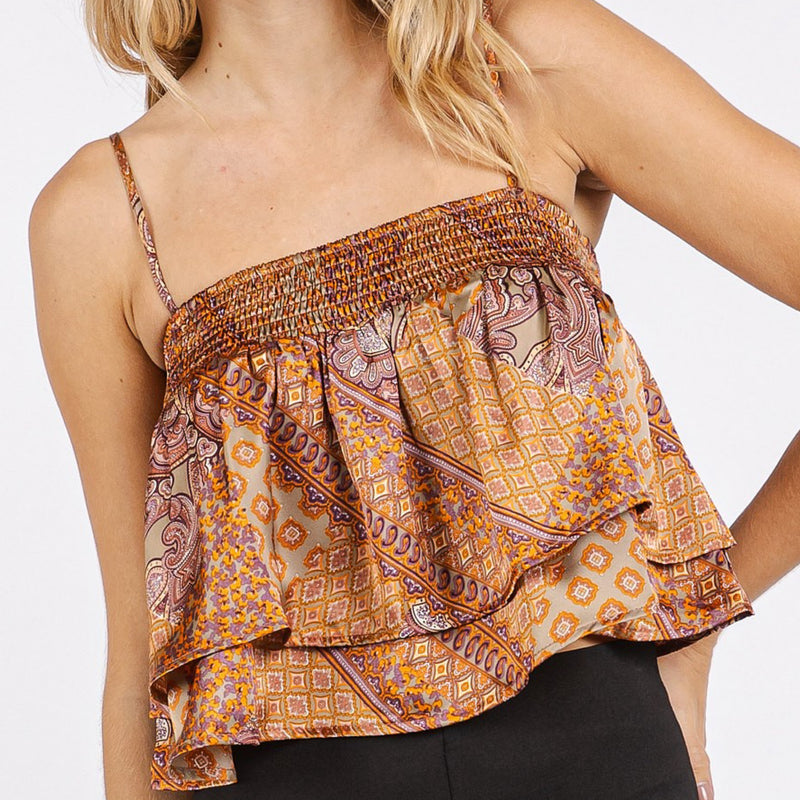 Catch Me At The Sandbar Woven Top