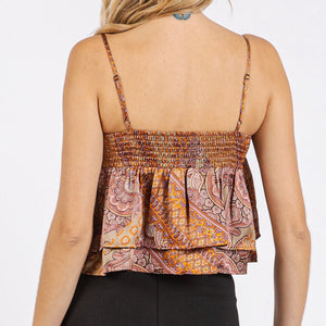 Catch Me At The Sandbar Woven Top