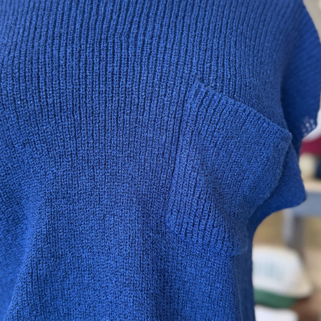 Pretty Heart Short Sleeve Sweater Top