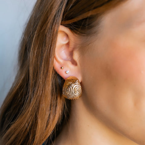 Chain Link Statement Necklace Set