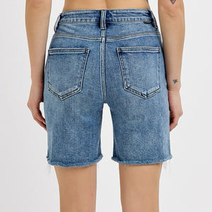 Risen Tummy Control High Rise Mom Shorts