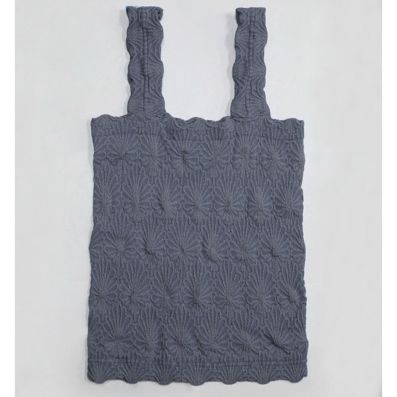 Dream Girl Two Lace Textured Top Blue