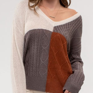 Bold Adventure Color Block Sweater