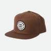 FAST HOUSE GAS AND BEER STRAW HAT BROWN