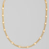 Dainty Chain Layered Coin Necklace