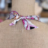 Scarf Necklace With Heart Charm