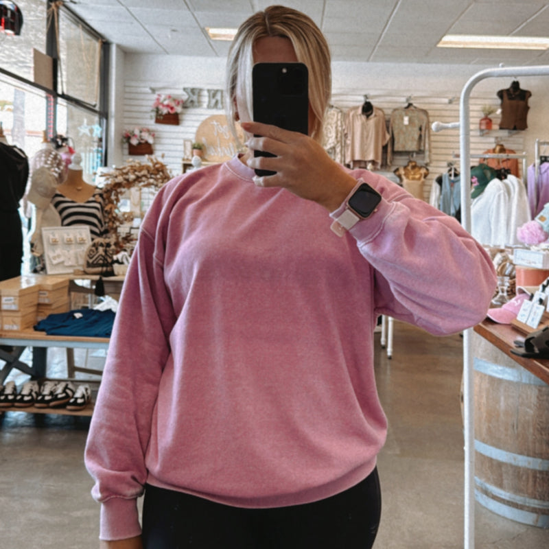 Happy Day’s Oversized Crew Neck