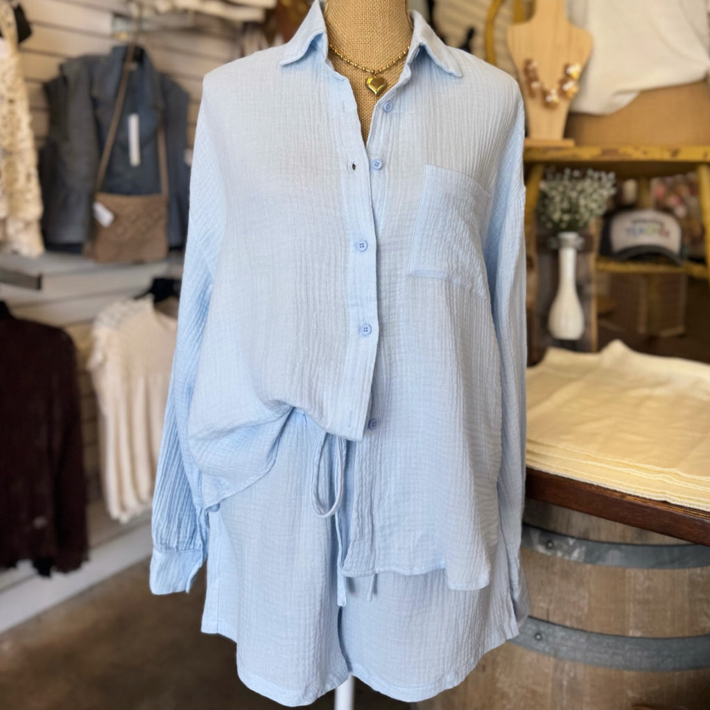Coastal Breeze Cotton Gauze Set