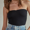 Heartthrob Double Layered Tube Top Black
