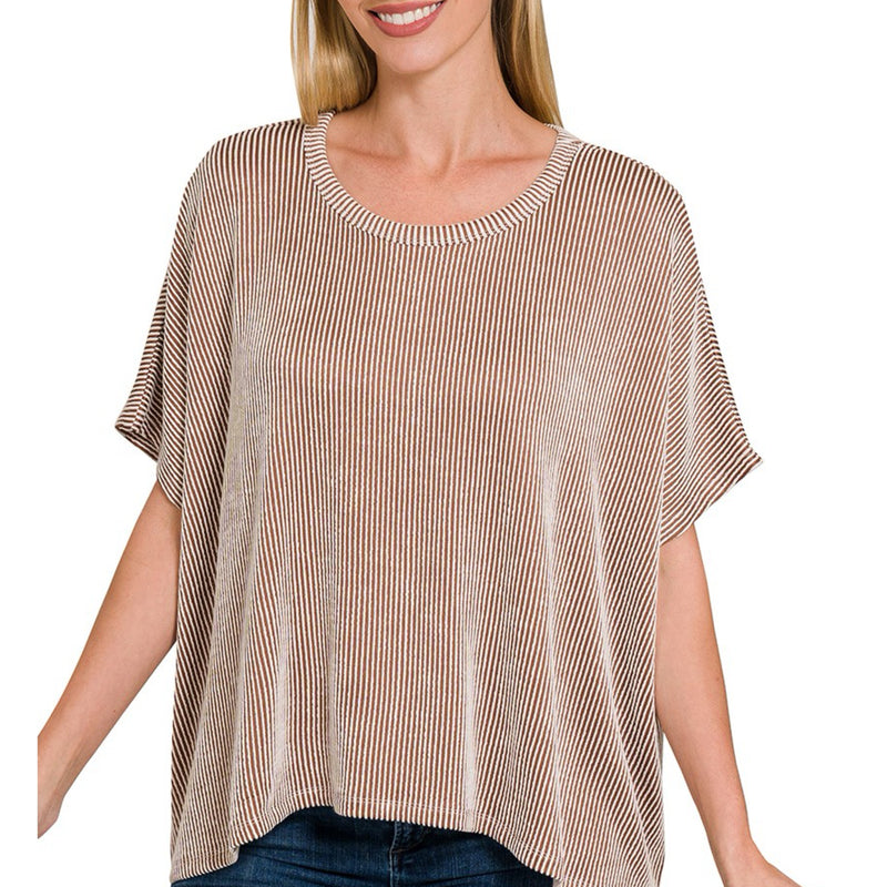 Lovely Day’s Oversized Ribbed Top