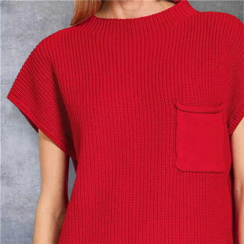 Santa’s Coming Striped Crew Neck Sweater