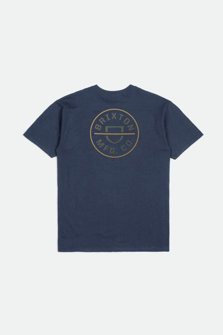Crest ll S/S Washed Navy/Chinois Green