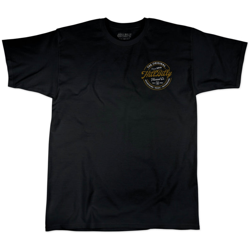 Hillbilly Flannel The “Original” Tee Black