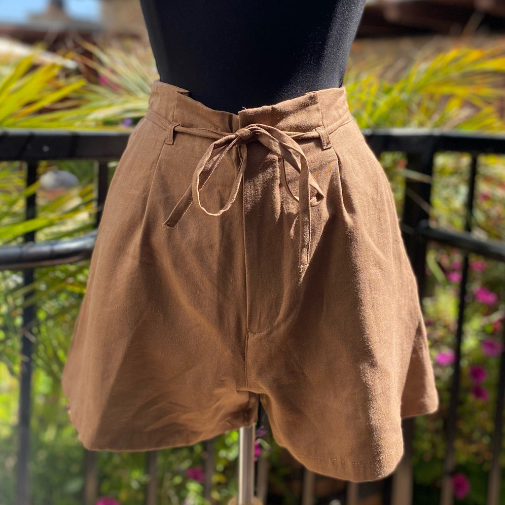Shell Linen Shorts Coco