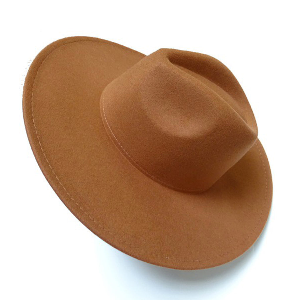 Make A Statement Brim Hat Camel