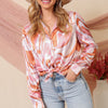 Paisley Retro Satin Top
