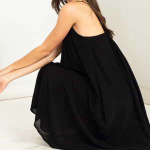 My Moment Tie Back Maxi Dress Black