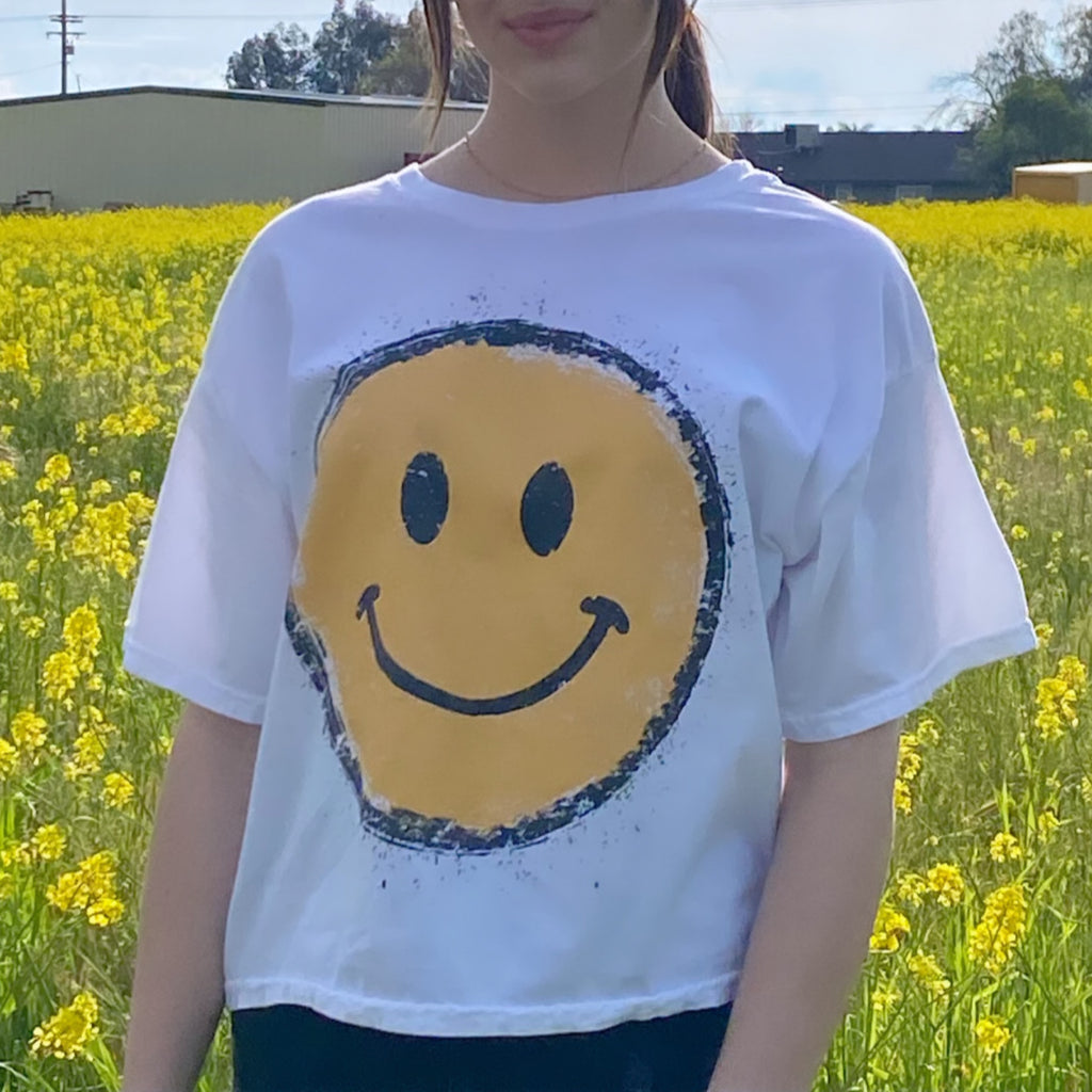 Smile For Me Happy Face Tee