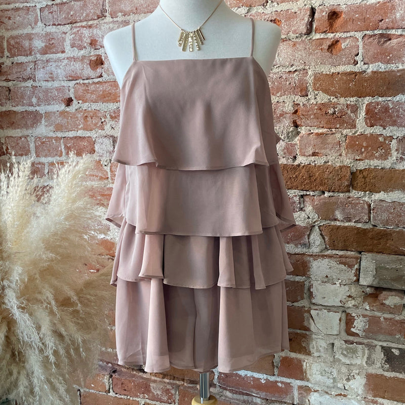 Natural Charm Tiered Romper