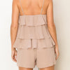 Natural Charm Tiered Romper