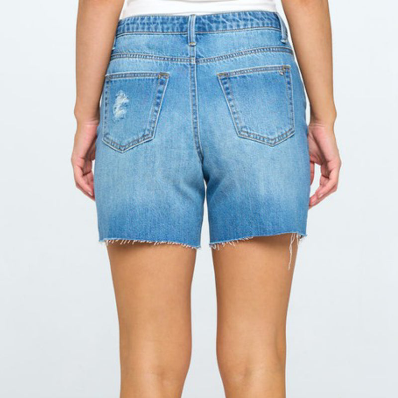 Desi Distressed Cut Off Shorts