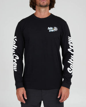 SC Fish And Chips Premium L/S Tee Blk