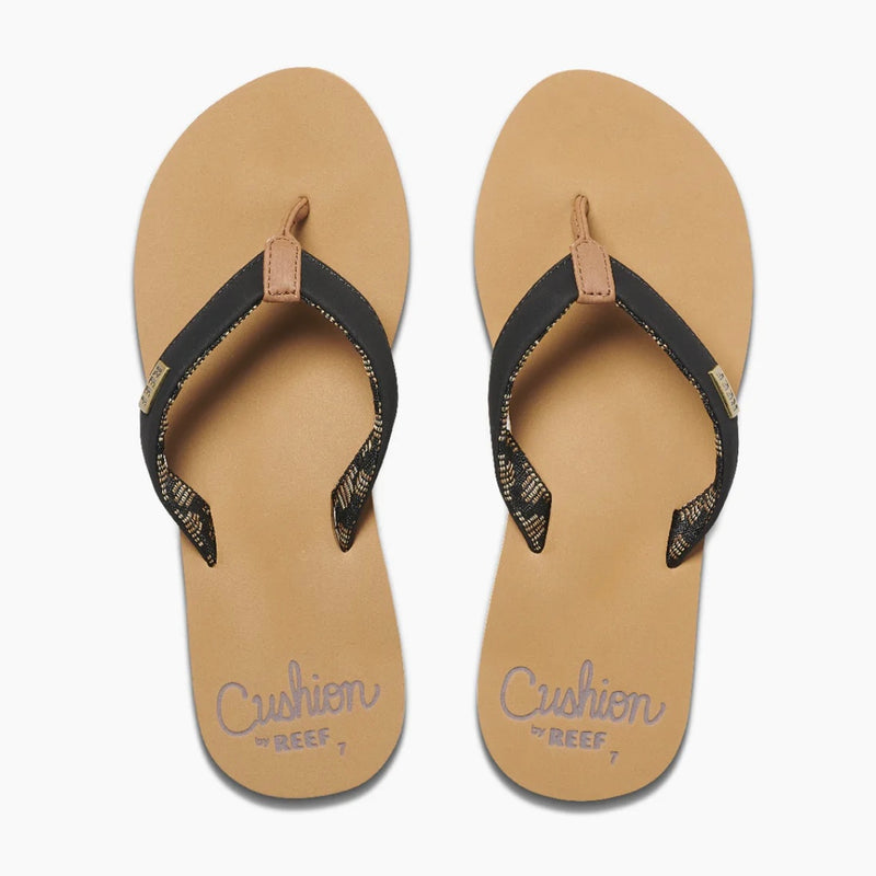 REEFS Women's Cushion Sands- Black/Brown