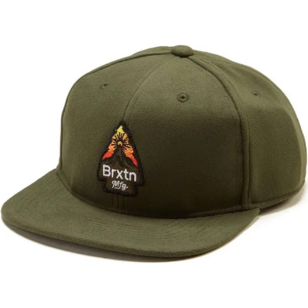 Brixton Holt MP Snapback- Military Olive